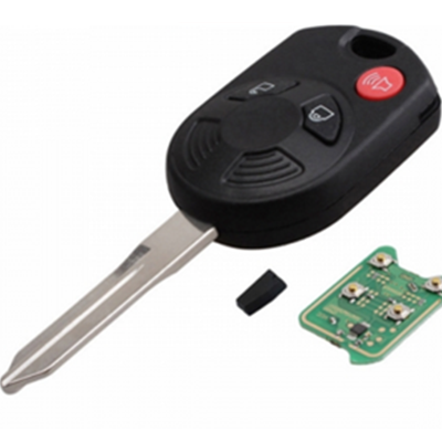 QKY031024 For Ford 3 Button Complete Remote(Laser Blade) 433MHZ 4D63