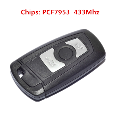 QKY004011 for BMW F10 Smart Key 3 Button 433Mhz Original Chips: PCF7953