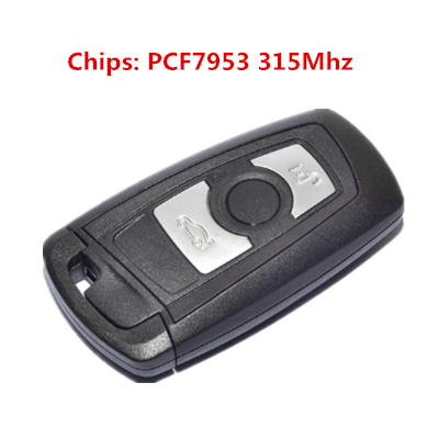 QKY004012 for BMW F10 Smart Key 3 Button 315Mhz Original Chips: PCF7953
