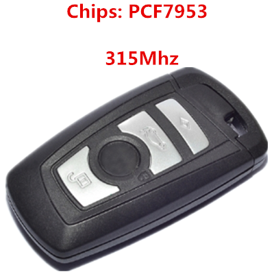 QKY004014 for BMW F10 Smart Key 4 Button 315Mhz Original Chips: PCF7953