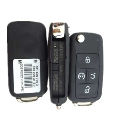 QKY006019  For VW Remote Key 4+1Button 561 837 202D 315MHZ