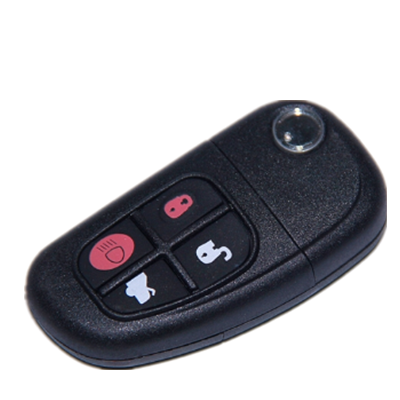 QKY008008 4 button Folding remote control key 315MHZ 4D60 glass chip For Jaguar