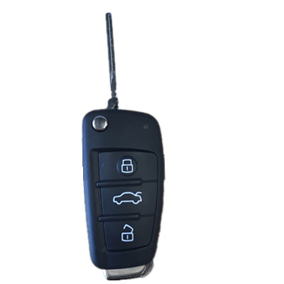 QKY009002 Flip Remote Key 3 Buttons For Audi 433mhz id48 8X0 837 220 D chips:ID46