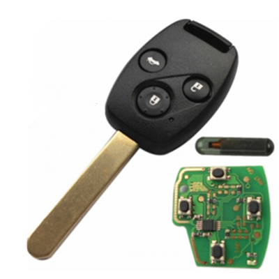 QKY011025 2003-2007 for Honda Remote Key 3 Button and Chip Separate ID48(433MHZ) Fit ACCORD FIT CIVIC