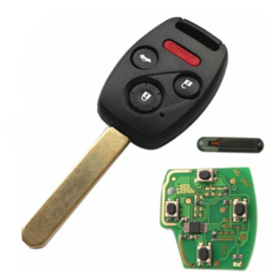 QKY011031 2003-2007 for Honda Remote Key (3+1) Button and Chip Separate ID13 433MHZ Fit ACCORD FIT CIVIC