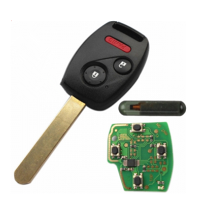 QKY011051 2003-2007 for Honda Remote Key 2+1 Button and Chip Separate ID13 433MHZ Fit ACCORD FIT CIVIC
