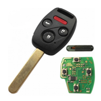 QKY011056 2003-2007 for Honda Remote Key 3+1 Button and Chip Separate ID48 313.8MHZ Fit ACCORD FIT CIVIC