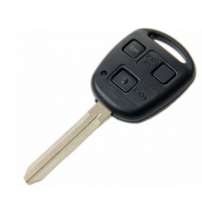 QKY013015 for Toyota 3 Button for straight remote control key ID4C 433MHZ