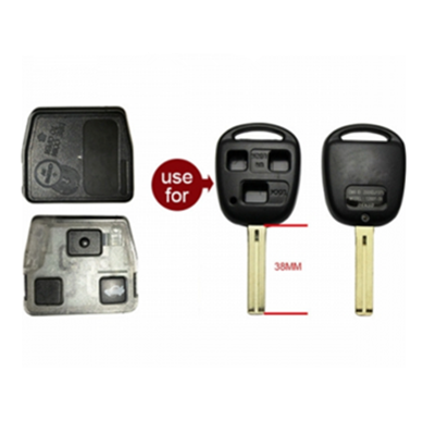 QKY015004 For Lexus 3 button Remote 314.4MHZ  ID4C 24090(HYQ1512V)