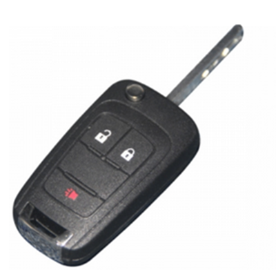 QKY017013 for Chevrolet 2+1 Button remote Flip key 315MHZ ID46 FCCID: AVL-B01T1AC IC: 3428D-B01T1AC Model: B01T1CC