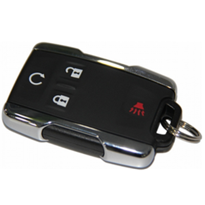 QKY017022 2014 for CHEVROLET SILVERADO 4 Button Remote Start Keyless Key