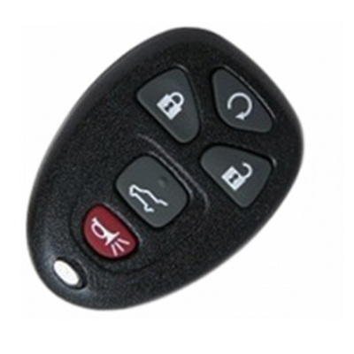 QKY018001 for GMC Remote 433Mhz 4+1 Button