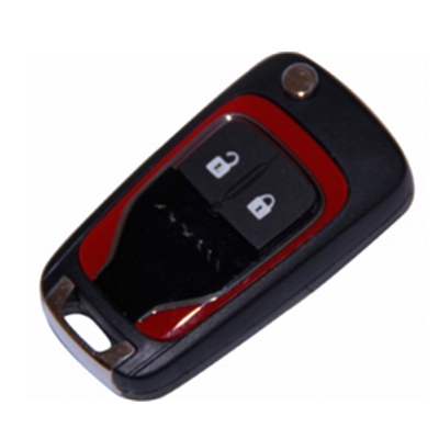 QKY019006 For Opel 2 button Flip remote control key 433MHZ iD46（PCF7937E)