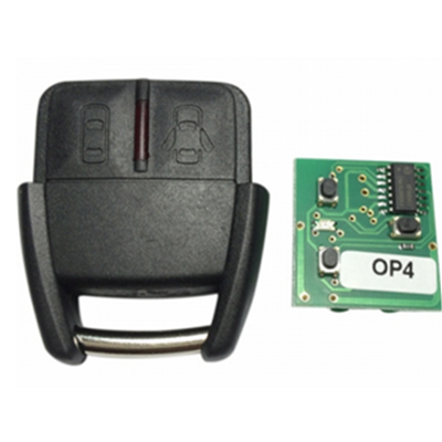 QKY019008 2 Button Remote Controls Car Remote Key For Opel GM 433.92MHz