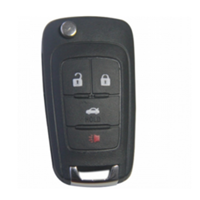 QKY019012 for Opel 4 button Flip remote control key 433mhz ID46 GM13500223