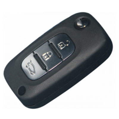 QKY022020 for Renault Fluence Flip Remote Key 3 Button 433MHz ID46