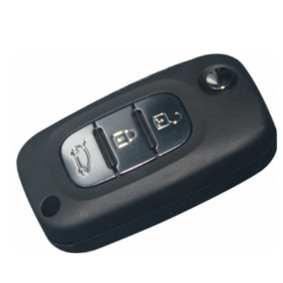 QKY022022 FOR Renault CLIO Flip Remote Key 3 Button 433MHz ID46