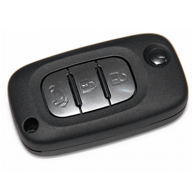 QKY022026 For Renault Fluence Flip Remote Key 3 Button 433MHz ID46 PCF7961