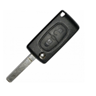 QKY027019 for Citroen 2 Button C2 C3 CAN Remote Key 433MHZ