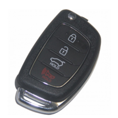QKY028021 For Hyundai Remote key 3+1 Button 434Mhz 4D70