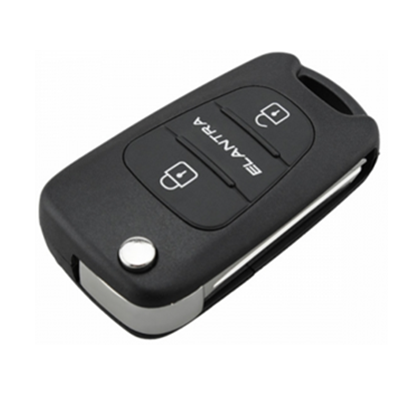 QKY028027 for  Hyundai Elantra 2 button Flip Key(433MHz)