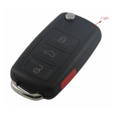 QKS006007 Flip Remote Key Shell fit for VOLKSWAGEN VW Touareg