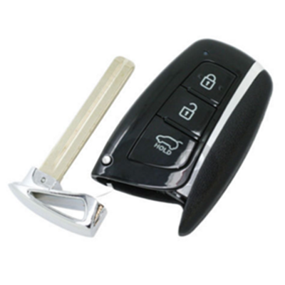 QKS028002 3 Button Smart Remote Key Shell Case FOB For HYUNDAI Santa Fe ix45