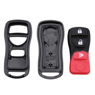 QKS032007 NEW 3 button remote key shell case for Nissan Tiida LIVINA X-Trail QASHQAI Paladin