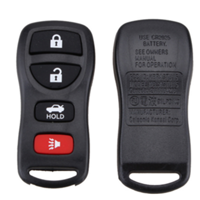 QKS032010 4 Buttons Replacement Remote Key Blank Shell Case Fob For Nissan Armada Sentra