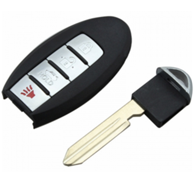 QKS032013 Blank Uncut Smart Remote Key Shell Case For Nissan Sentra Maxima Altima 4B FT0251